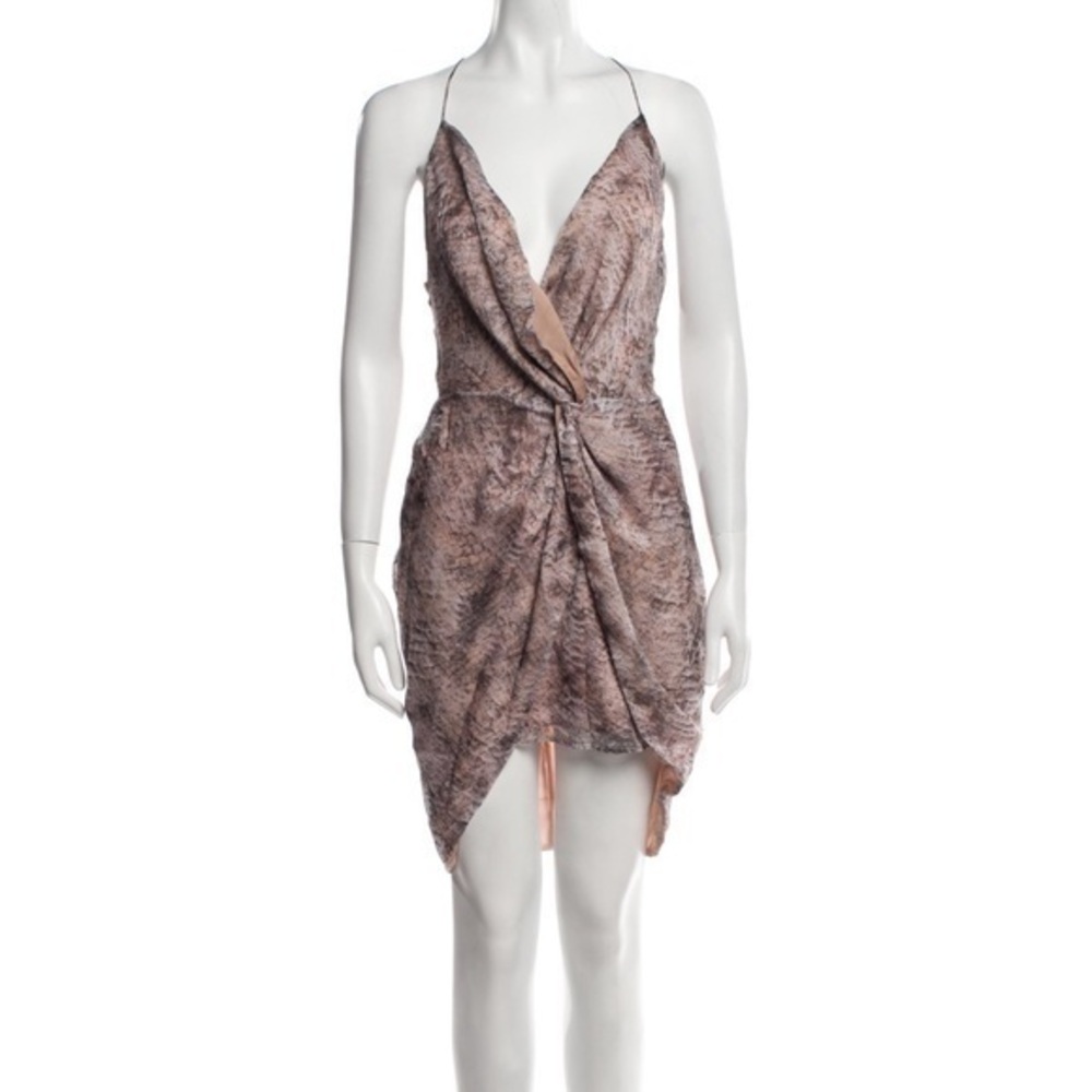 TJD Animal Print Mini Dress